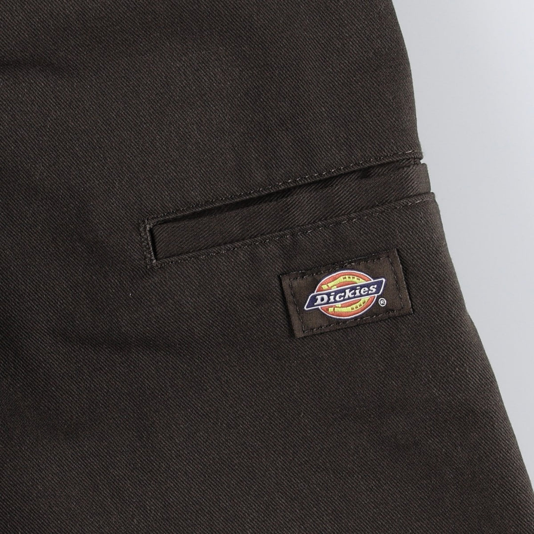 Dickies Loose Fit Work Shorts, Half Pants, Men's, W34 equivalent polyester brown type Vintage Second Hand