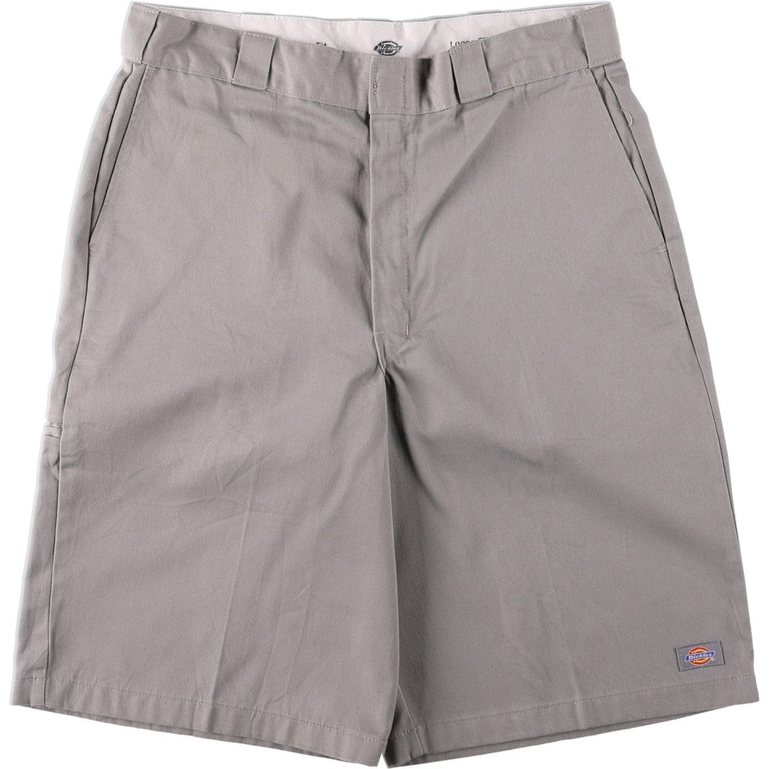 Dickies Loose Fit Work Shorts, Half Pants, Men's, W36 equivalent polyester gray type Vintage Second Hand
