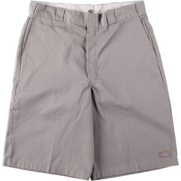 Dickies Loose Fit Work Shorts, Half Pants, Men's, W36 equivalent polyester gray type Vintage Second Hand