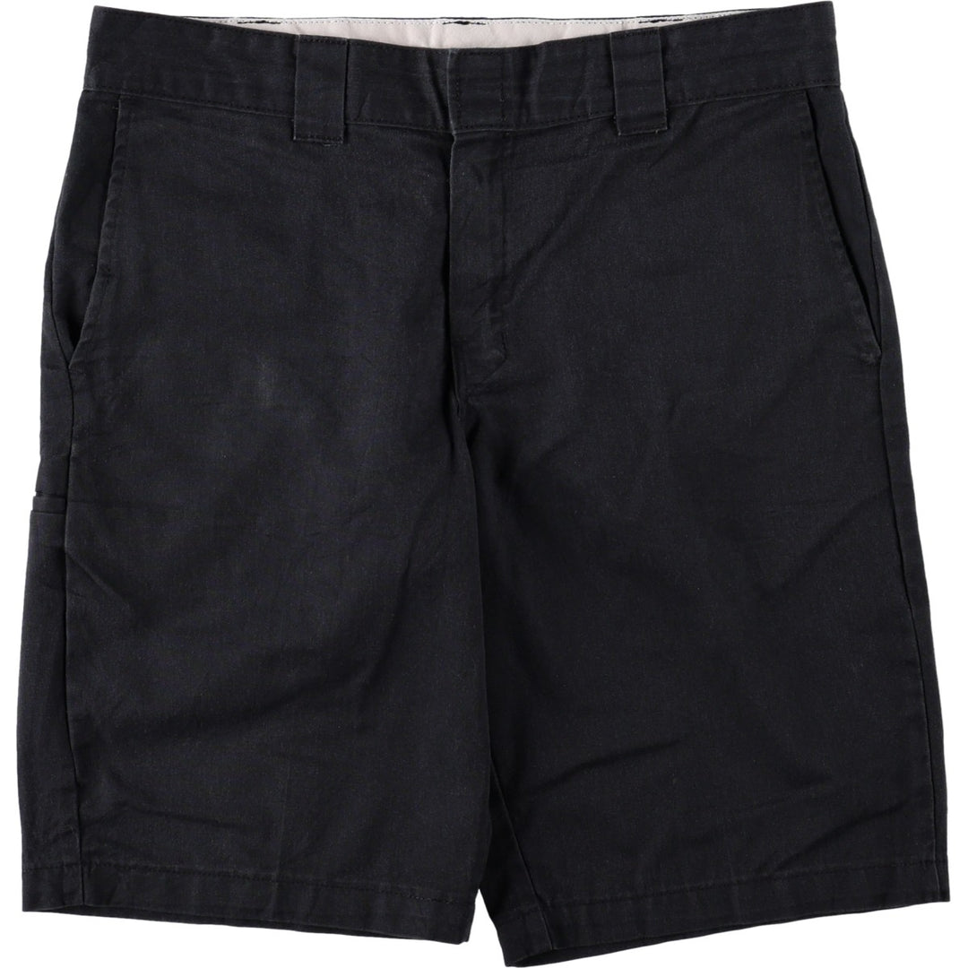 Dickies Regular Fit FLEX Work Shorts (Men's W35 equivalent) polyester black type Vintage Second Hand
