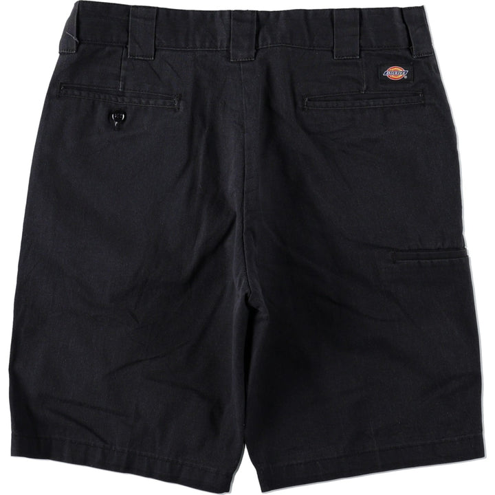 Dickies Regular Fit FLEX Work Shorts (Men's W35 equivalent) polyester black type Vintage Second Hand