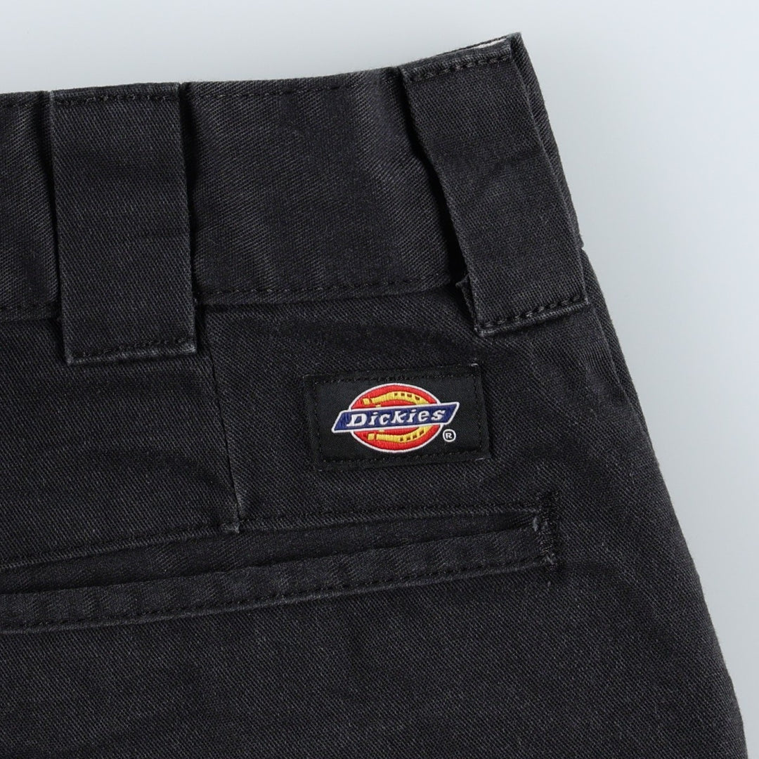 Dickies Regular Fit FLEX Work Shorts (Men's W35 equivalent) polyester black type Vintage Second Hand