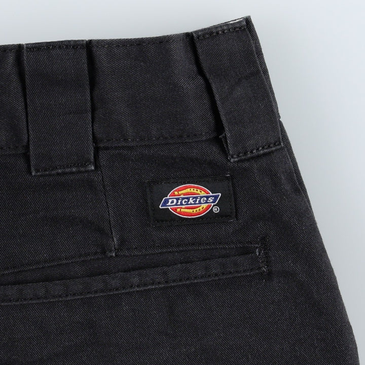 Dickies Regular Fit FLEX Work Shorts (Men's W35 equivalent) polyester black type Vintage Second Hand