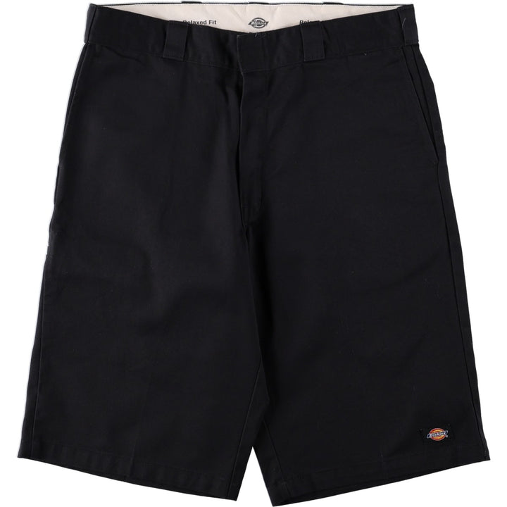 Dickies Relaxed Fit Work Shorts, Half Pants, Men's, W36 equivalent polyester black type Vintage Second Hand