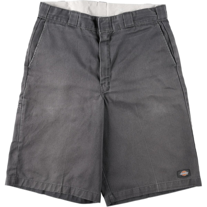 Dickies Work Shorts, Half Pants, Men's, W34 equivalent unclear gray type Vintage Second Hand