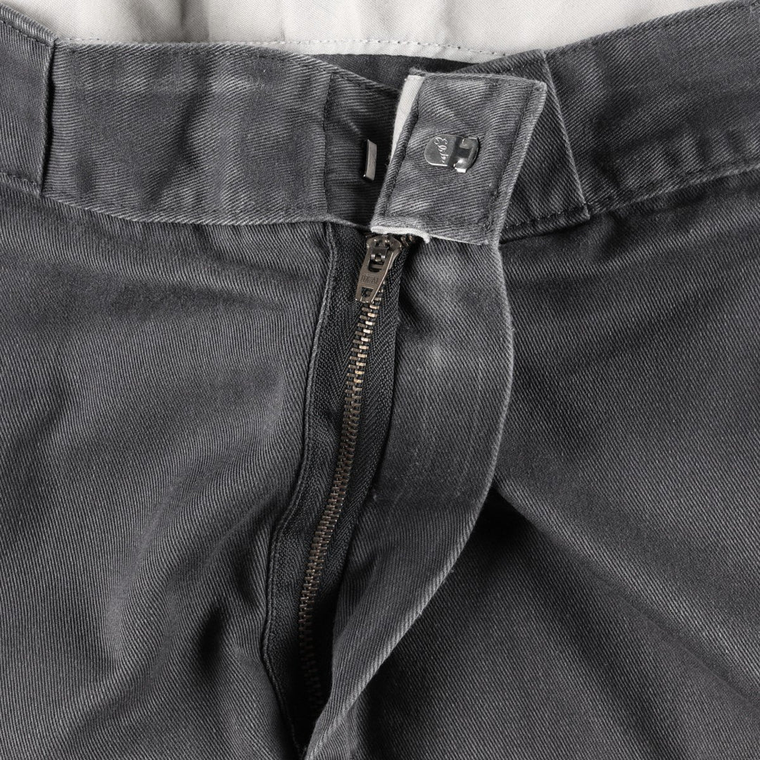 Dickies Work Shorts, Half Pants, Men's, W34 equivalent unclear gray type Vintage Second Hand