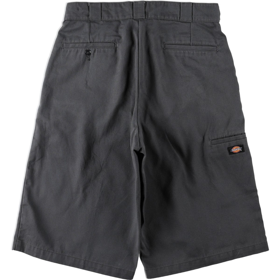 Dickies Loose Fit Work Shorts, Half Pants, Men's, W34 equivalent polyester Charcoal Vintage Second Hand