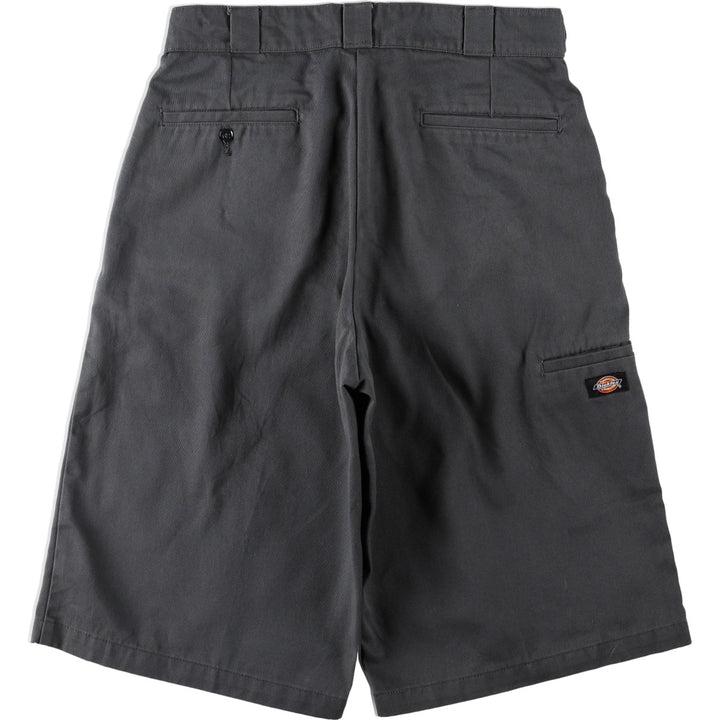 Dickies Loose Fit Work Shorts, Half Pants, Men's, W34 equivalent polyester Charcoal Vintage Second Hand