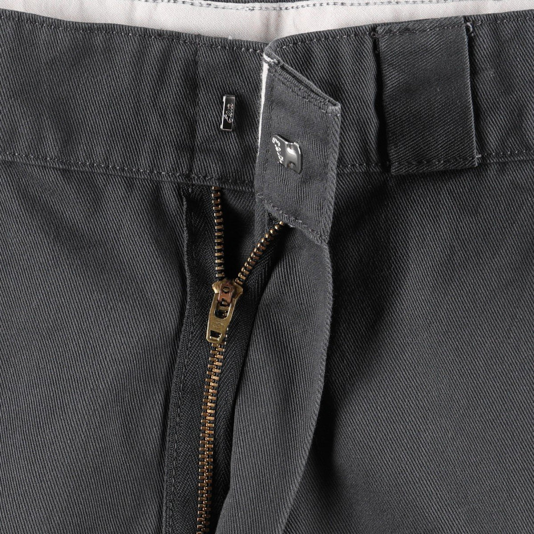 Dickies Loose Fit Work Shorts, Half Pants, Men's, W34 equivalent polyester Charcoal Vintage Second Hand