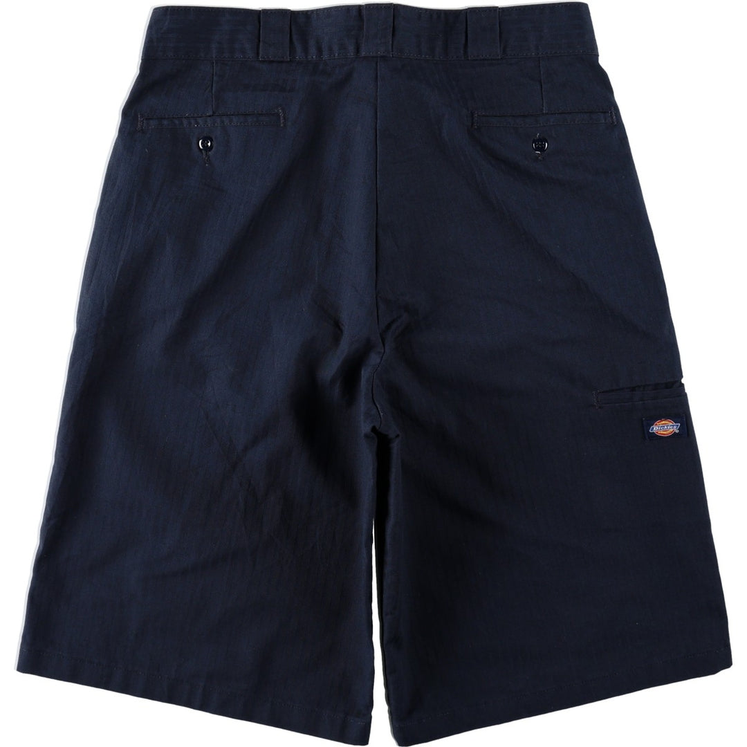 Dickies Stripe Pattern Work Shorts, Men's Size W37 (approx.) polyester navy blue type Vintage Second Hand