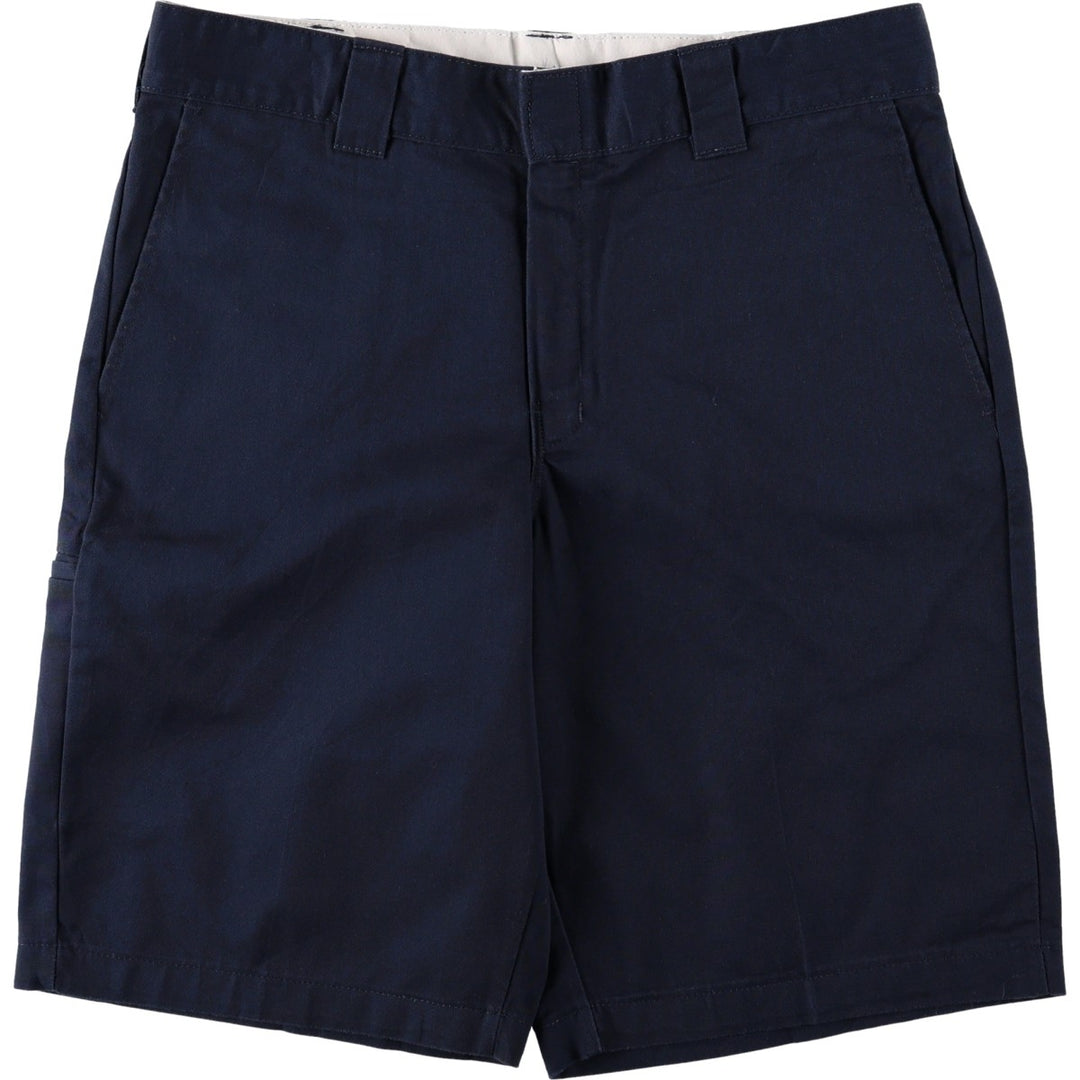 Dickies Relaxed Fit FLEX Work Shorts (Men's W35 equivalent) polyester navy blue type Vintage Second Hand