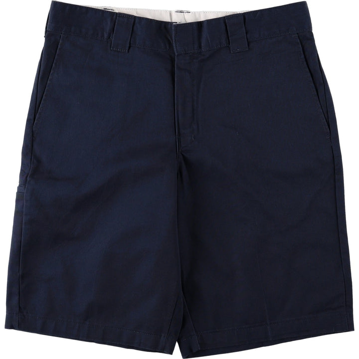 Dickies Relaxed Fit FLEX Work Shorts (Men's W35 equivalent) polyester navy blue type Vintage Second Hand
