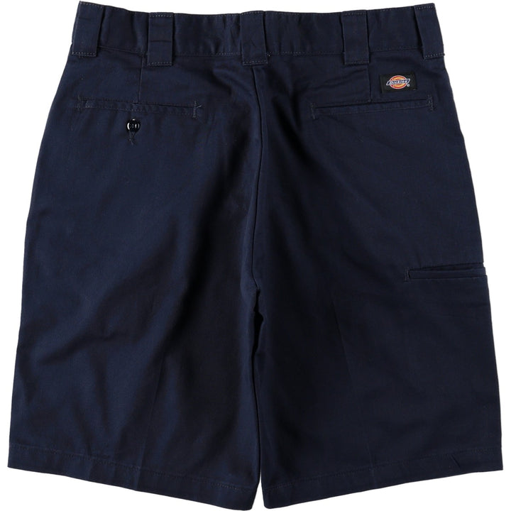 Dickies Relaxed Fit FLEX Work Shorts (Men's W35 equivalent) polyester navy blue type Vintage Second Hand