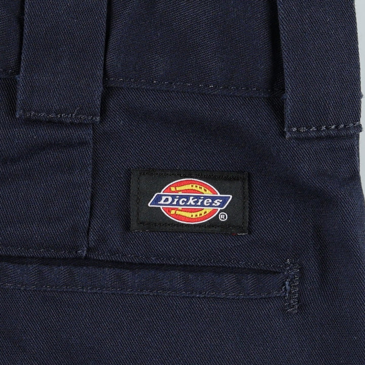 Dickies Relaxed Fit FLEX Work Shorts (Men's W35 equivalent) polyester navy blue type Vintage Second Hand