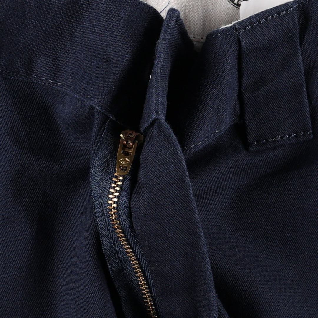 Dickies Relaxed Fit FLEX Work Shorts (Men's W35 equivalent) polyester navy blue type Vintage Second Hand