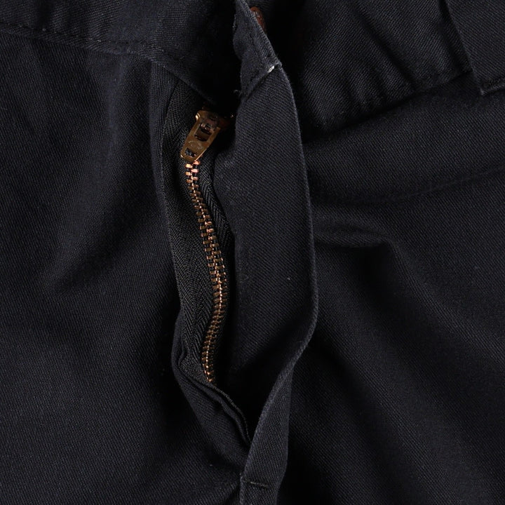 Dickies Relaxed Fit Work Shorts, Half Pants, Cargo Pants, Men's W36 (approx.) polyester black type Vintage Second Hand