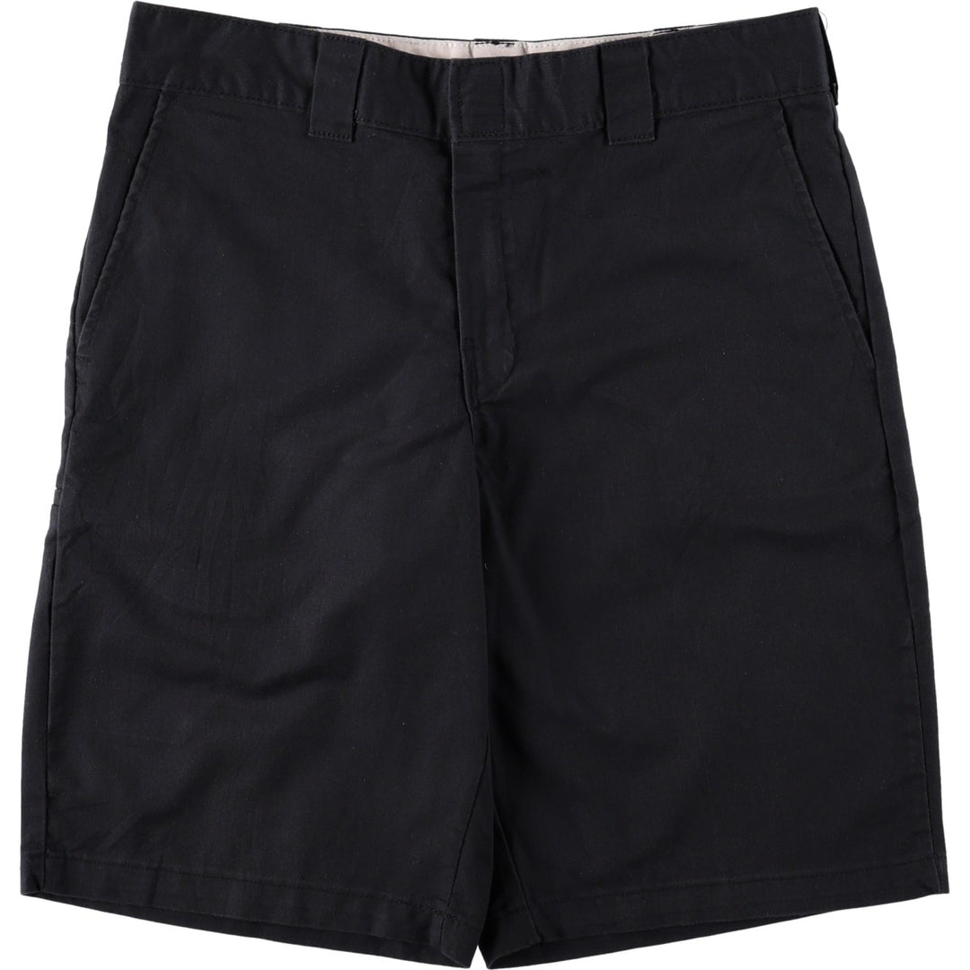 Dickies Relaxed Fit FLEX Work Shorts (Men's, equivalent to W34) polyester black type Vintage Second Hand