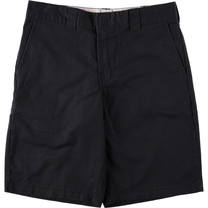 Dickies Relaxed Fit FLEX Work Shorts (Men's, equivalent to W34) polyester black type Vintage Second Hand
