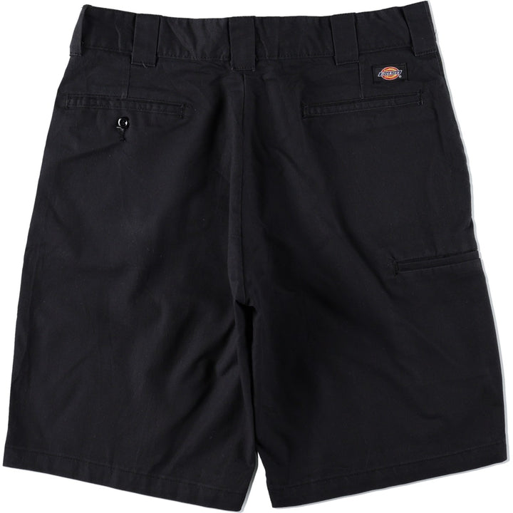 Dickies Relaxed Fit FLEX Work Shorts (Men's, equivalent to W34) polyester black type Vintage Second Hand