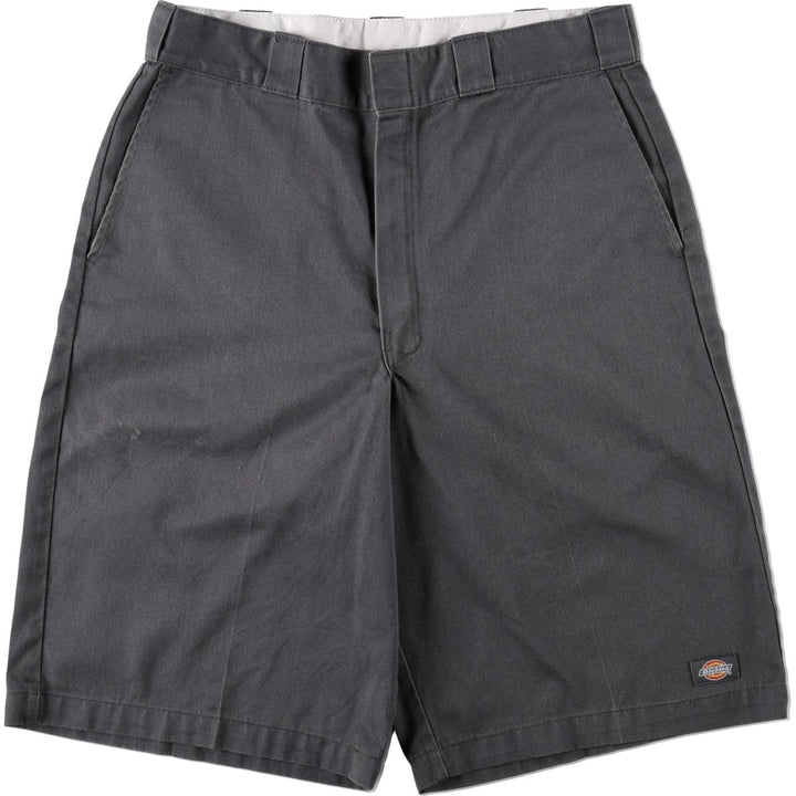 Dickies Work Shorts, Half Pants, Men's, W33 equivalent unclear Charcoal Vintage Second Hand