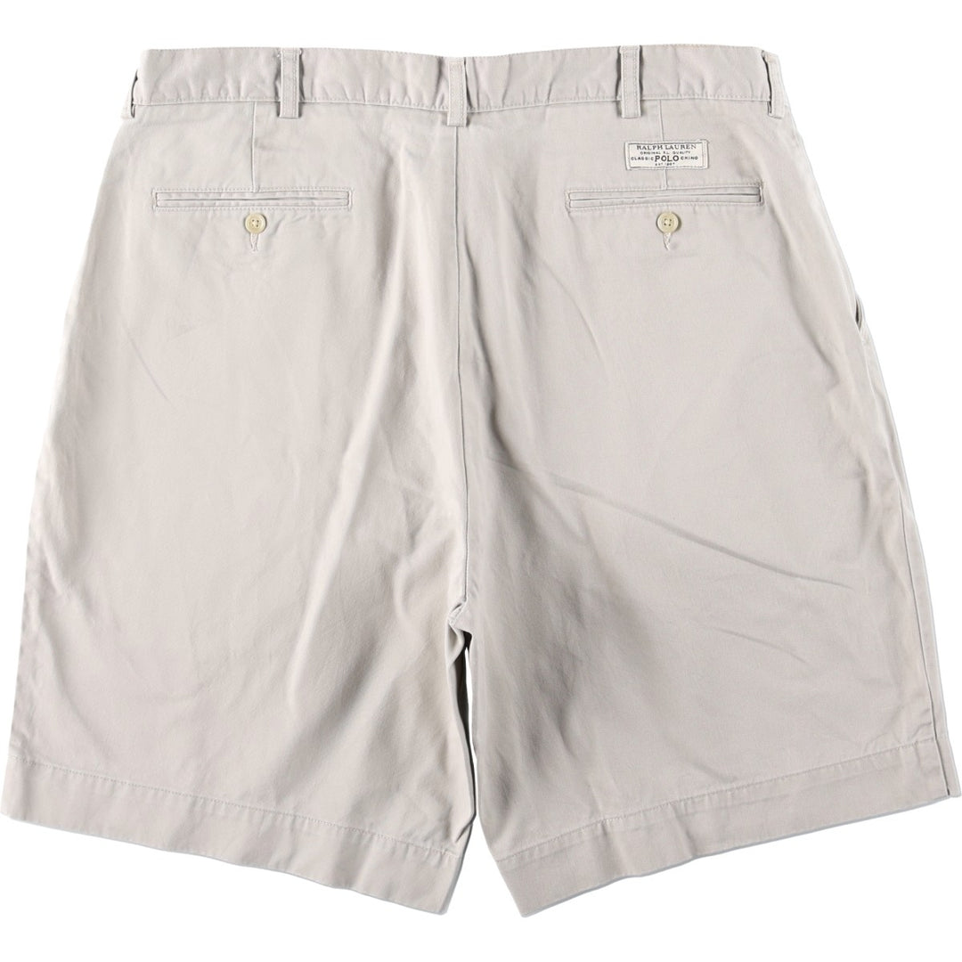 Ralph Lauren POLO by Ralph Lauren PROSPECT SHORT chino shorts, men's size W37 cotton Beige type Vintage Second Hand