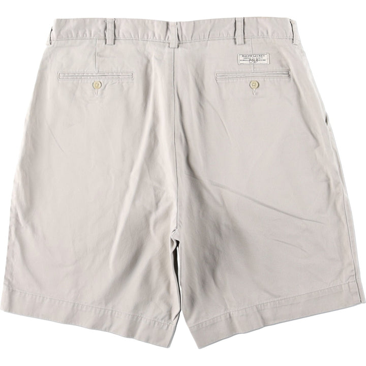 Ralph Lauren POLO by Ralph Lauren PROSPECT SHORT chino shorts, men's size W37 cotton Beige type Vintage Second Hand