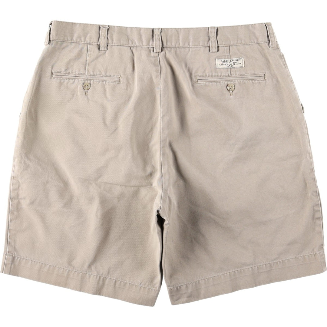 Ralph Lauren POLO by Ralph Lauren PROSPECT SHORT Chino shorts Short pants Men's w36 equivalent cotton Beige type Vintage Second Hand