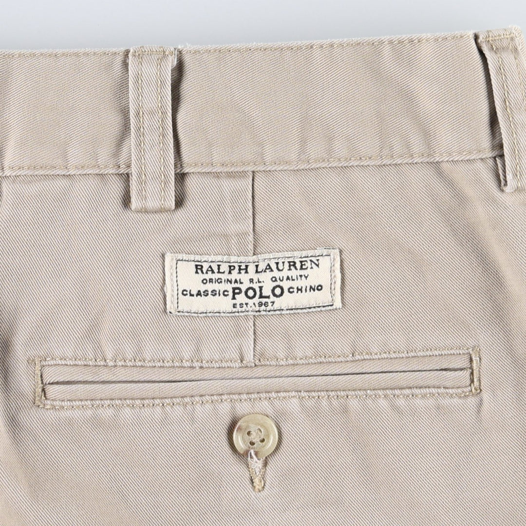 Ralph Lauren POLO by Ralph Lauren PROSPECT SHORT Chino shorts Short pants Men's w36 equivalent cotton Beige type Vintage Second Hand