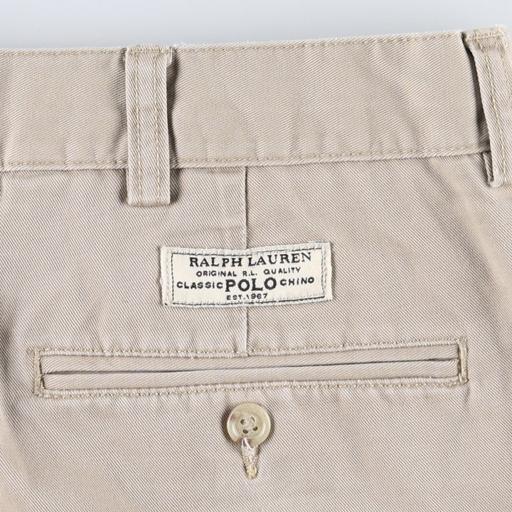 Ralph Lauren POLO by Ralph Lauren PROSPECT SHORT Chino shorts Short pants Men's w36 equivalent cotton Beige type Vintage Second Hand