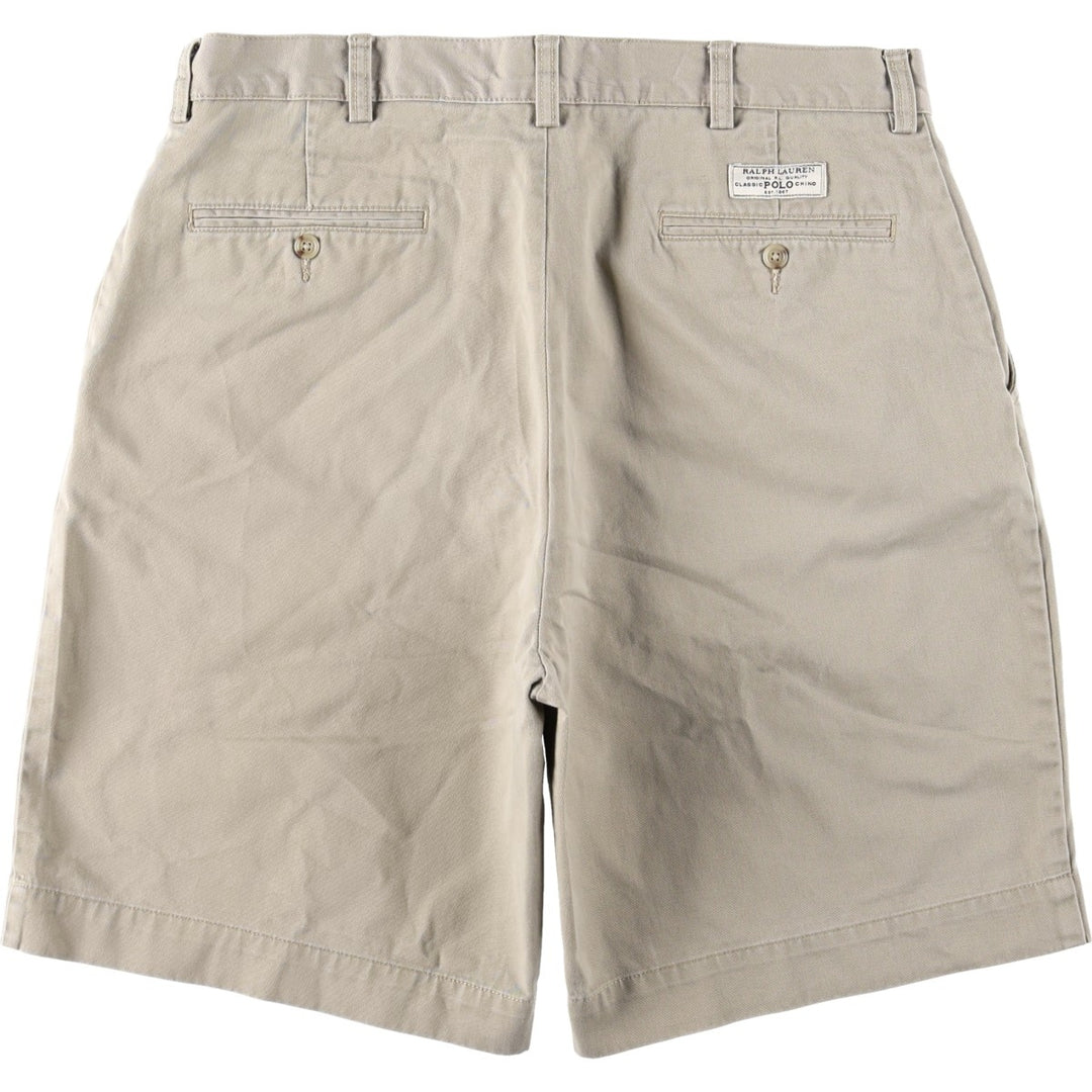 Ralph Lauren POLO by Ralph Lauren PROSPECT SHORT Chino shorts Short pants Men's w35 equivalent cotton Beige type Vintage Second Hand