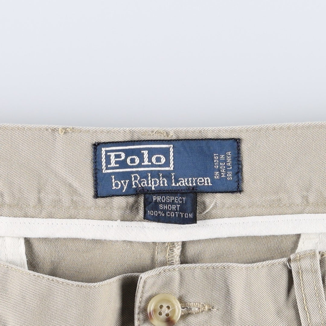 Ralph Lauren POLO by Ralph Lauren PROSPECT SHORT Chino shorts Short pants Men's w35 equivalent cotton Beige type Vintage Second Hand