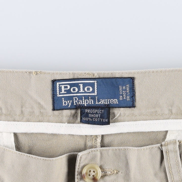 Ralph Lauren POLO by Ralph Lauren PROSPECT SHORT Chino shorts Short pants Men's w35 equivalent cotton Beige type Vintage Second Hand