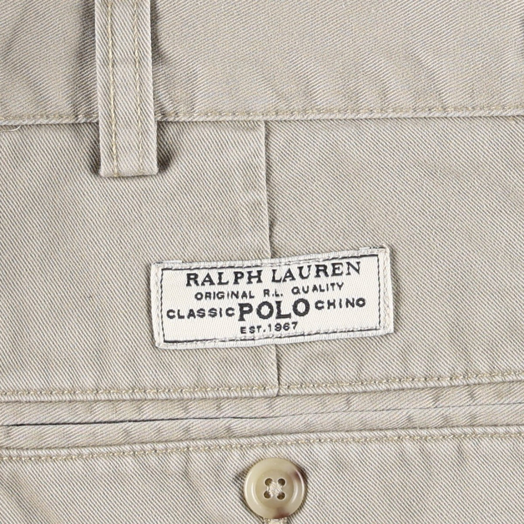 Ralph Lauren POLO by Ralph Lauren PROSPECT SHORT Chino shorts Short pants Men's w35 equivalent cotton Beige type Vintage Second Hand