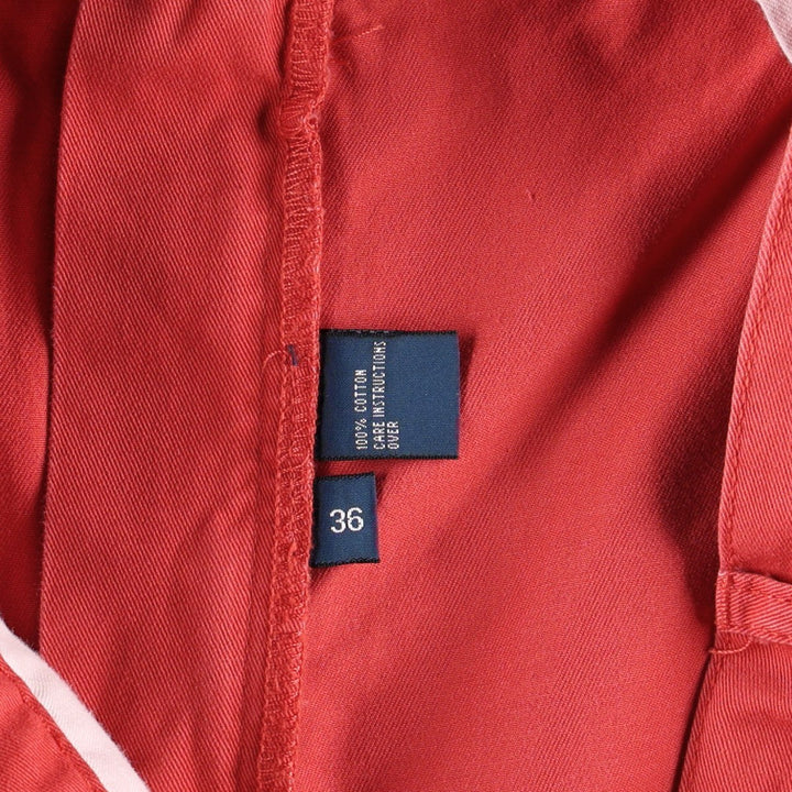 Ralph Lauren POLO by Ralph Lauren TYLER SHORT Two-pleat chino shorts, short pants, men's size W36 cotton red type Vintage Second Hand