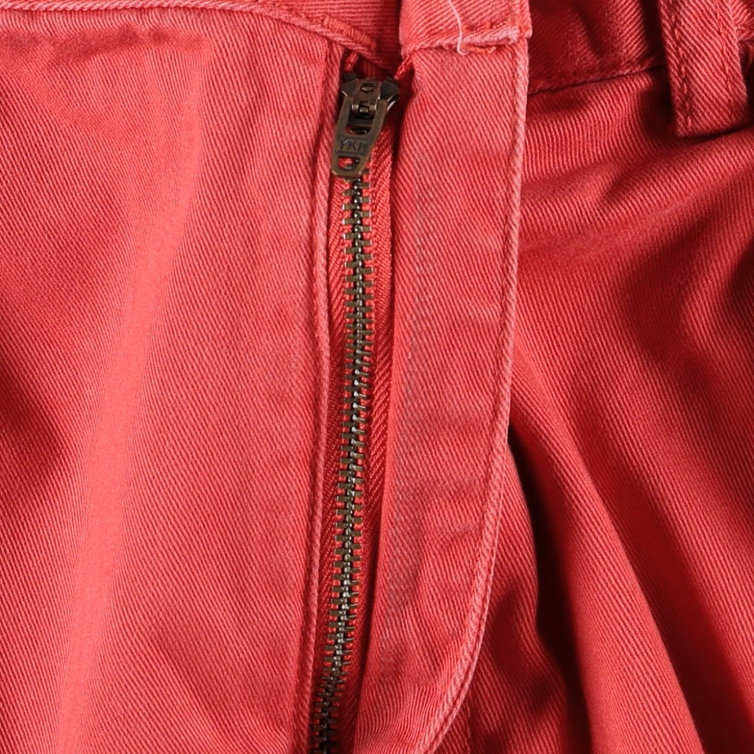 Ralph Lauren POLO by Ralph Lauren TYLER SHORT Two-pleat chino shorts, short pants, men's size W36 cotton red type Vintage Second Hand