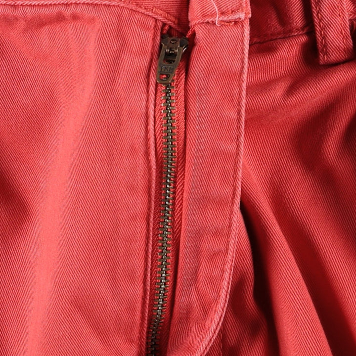 Ralph Lauren POLO by Ralph Lauren TYLER SHORT Two-pleat chino shorts, short pants, men's size W36 cotton red type Vintage Second Hand