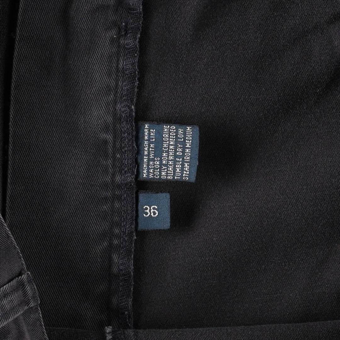 Ralph Lauren POLO by Ralph Lauren TYLER SHORT Two-pleat chino shorts, short pants, men's w35 equivalent cotton navy blue type Vintage Second Hand