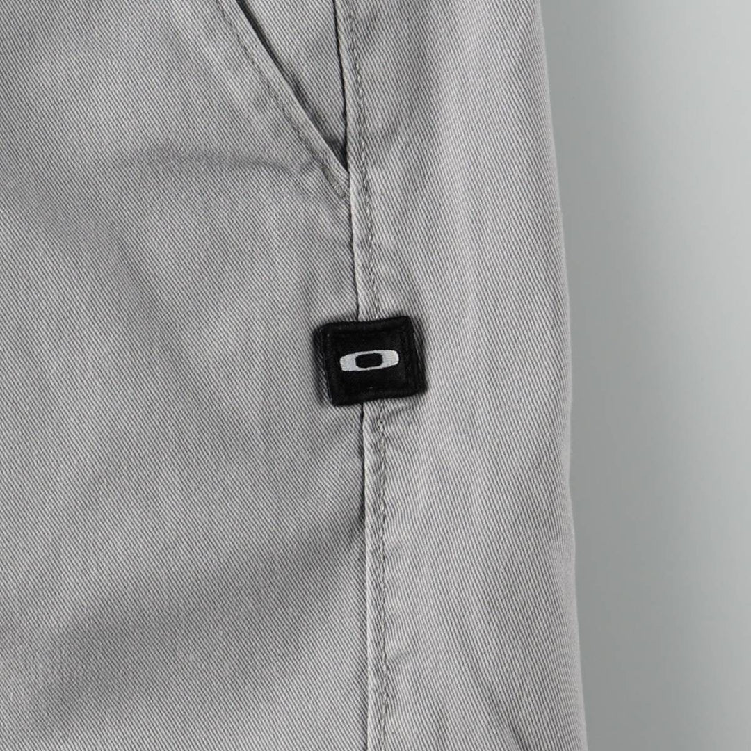 Oakley Regular Fit Chino Shorts, Men's Size W38 (approx.) cotton gray type Vintage Second Hand