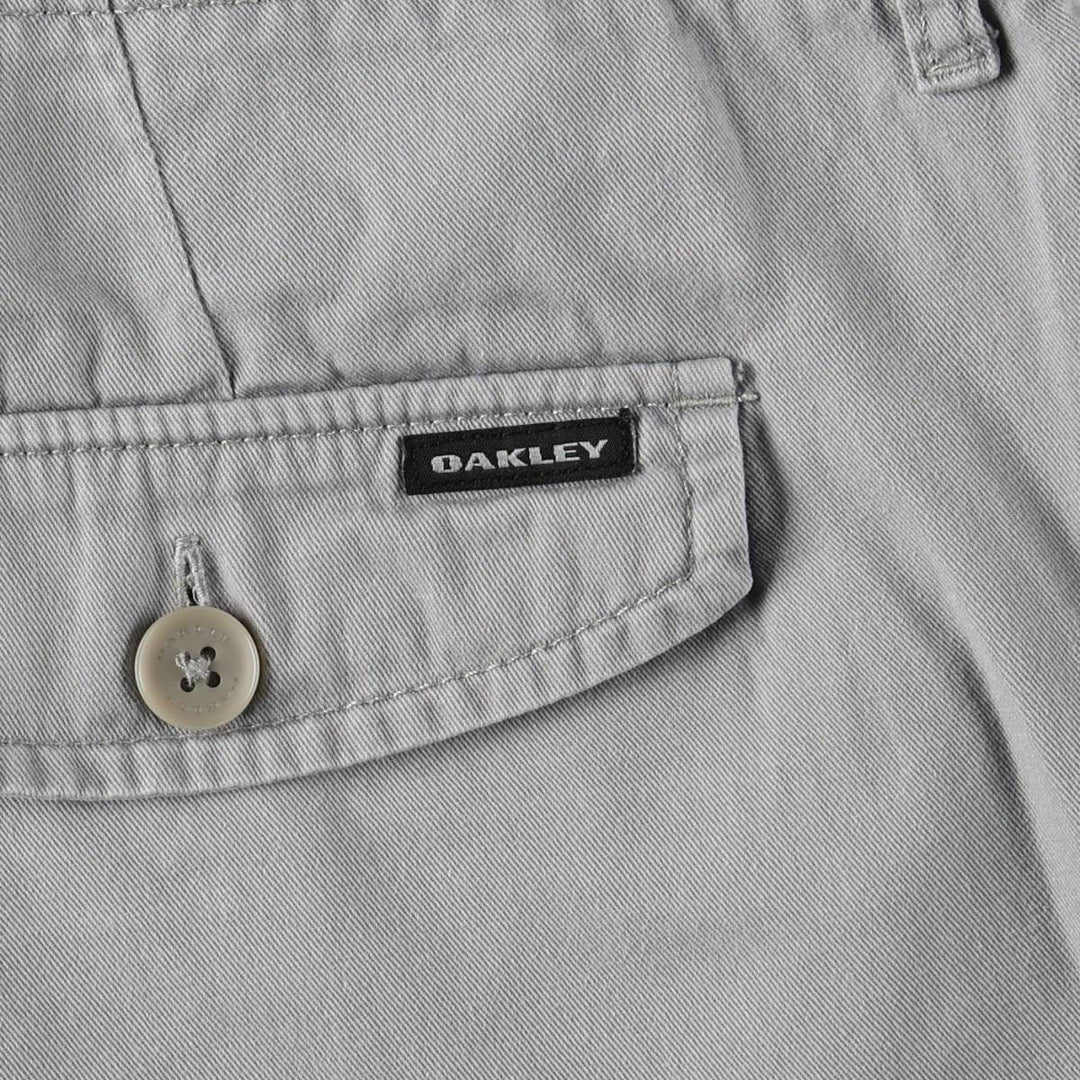 Oakley Regular Fit Chino Shorts, Men's Size W38 (approx.) cotton gray type Vintage Second Hand