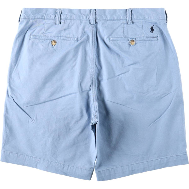 Ralph Lauren POLO RALPH LAUREN STRETCH CLASSIC FIT Chino Shorts (Men's size W38 equivalent) cotton Blue type light blue Vintage Second Hand