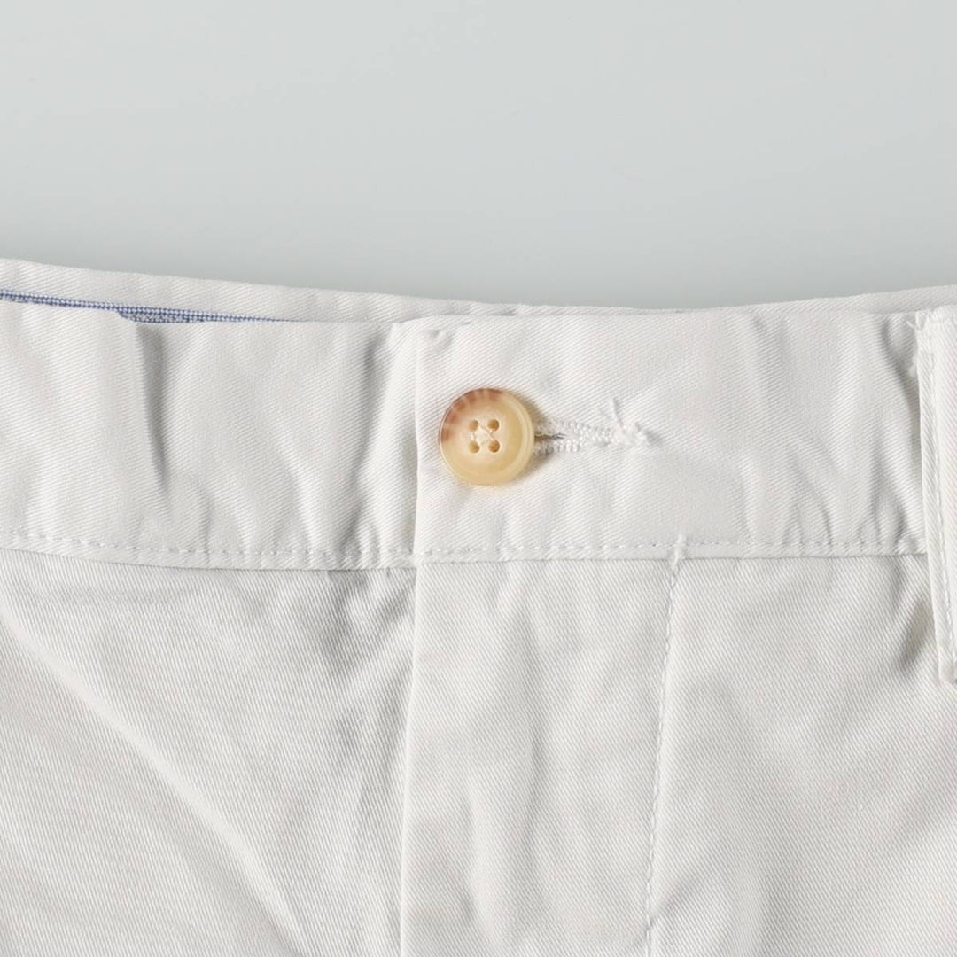 Ralph Lauren POLO RALPH LAUREN CLASSIC FIT 9" Chino Shorts (Men's size W36 equivalent) cotton white type Vintage Second Hand