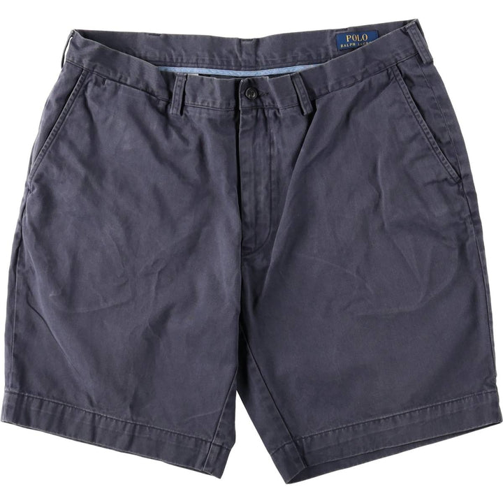Ralph Lauren POLO RALPH LAUREN CLASSIC FIT 9" Chino Shorts (Men's size W35 equivalent) cotton navy blue type Vintage Second Hand