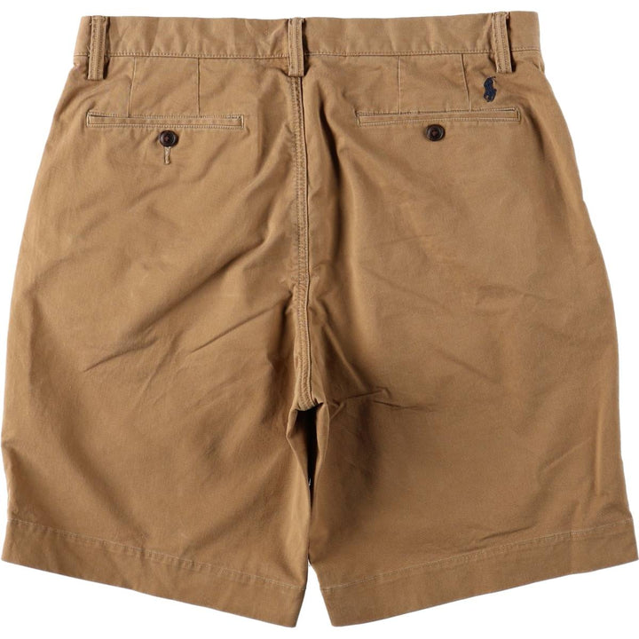 Ralph Lauren POLO RALPH LAUREN STRETCH CLASSIC FIT Chino Shorts (Men's size W34 equivalent) cotton Beige type Vintage Second Hand