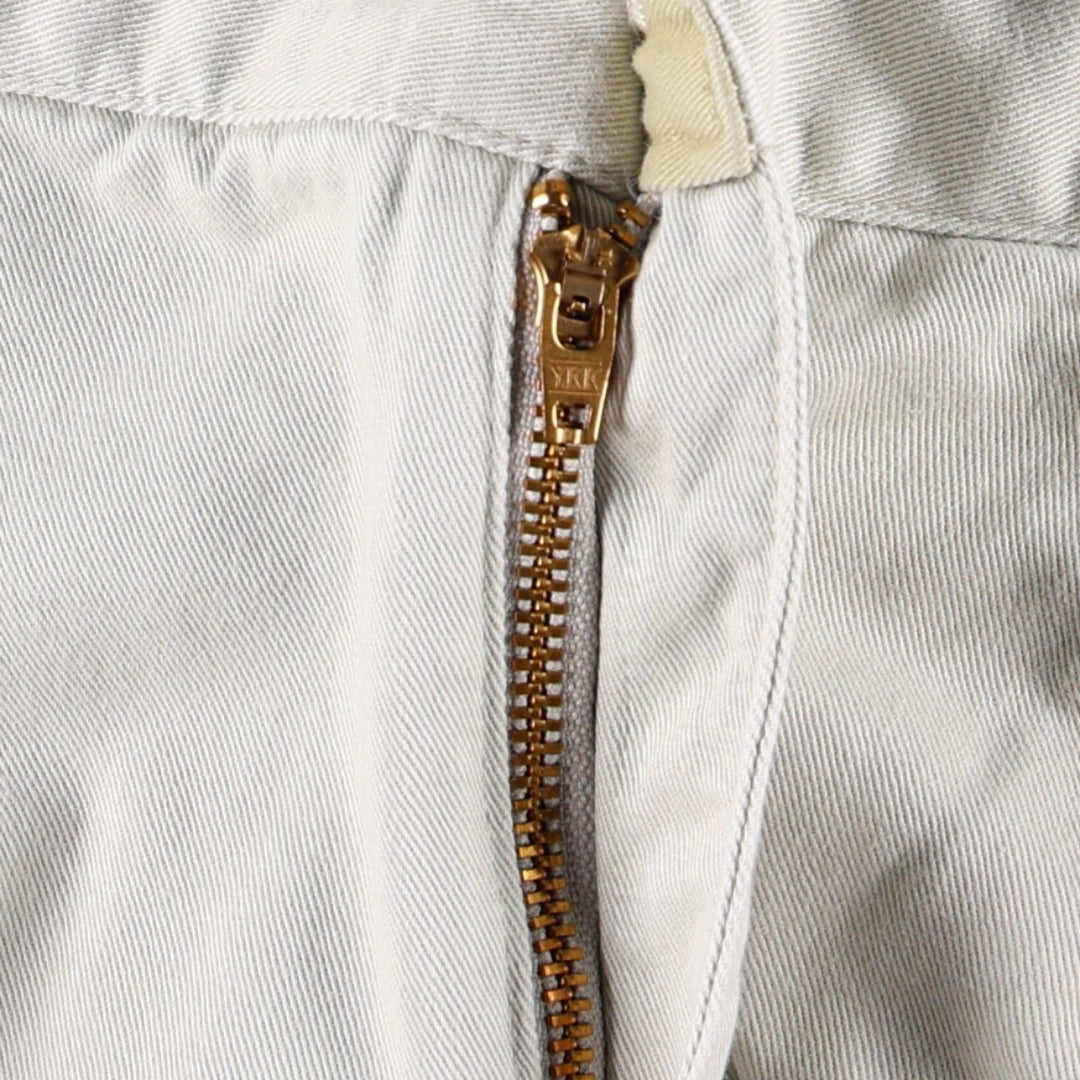 Eddie Bauer Two-Pleat Chino Shorts, Men's Size W36 (approx.) cotton Beige type Vintage Second Hand