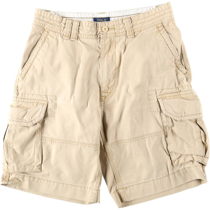 Ralph Lauren POLO RALPH LAUREN cargo shorts, half pants, men's size w34 cotton Beige type Vintage Second Hand