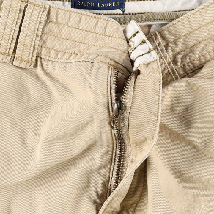 Ralph Lauren POLO RALPH LAUREN cargo shorts, half pants, men's size w34 cotton Beige type Vintage Second Hand