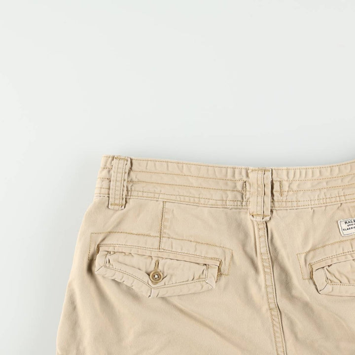 Ralph Lauren POLO RALPH LAUREN cargo shorts, half pants, men's size w34 cotton Beige type Vintage Second Hand