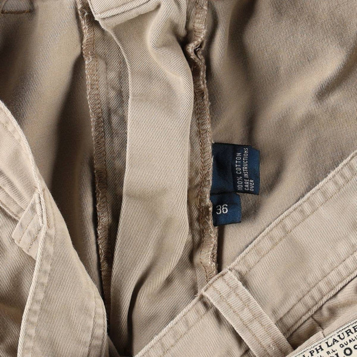 Ralph Lauren POLO by Ralph Lauren cargo shorts, short pants, men's w37 equivalent cotton Beige type Vintage Second Hand