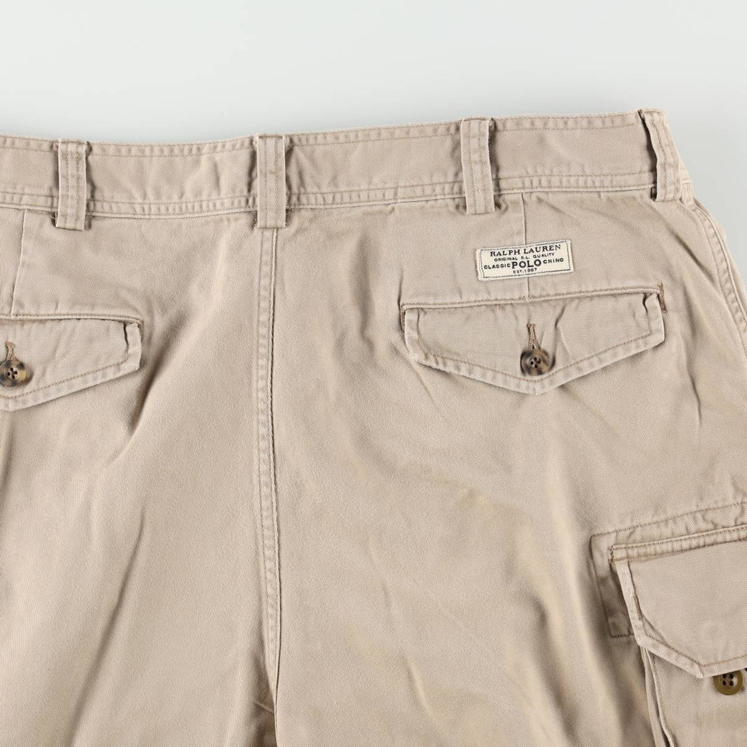 Ralph Lauren POLO by Ralph Lauren cargo shorts, short pants, men's w37 equivalent cotton Beige type Vintage Second Hand