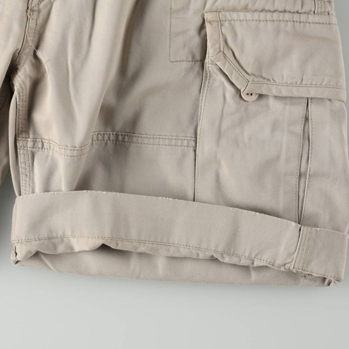 Ralph Lauren POLO by Ralph Lauren cargo shorts, short pants, men's size w36 cotton Beige type Vintage Second Hand